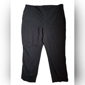 Chico's So Slimming Straight Ankle Pants Black Size 3 (16/XL)